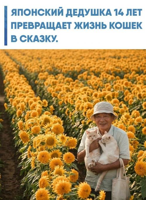 Главные звезды его многолетнего фотодневника - Шушу и Мико.