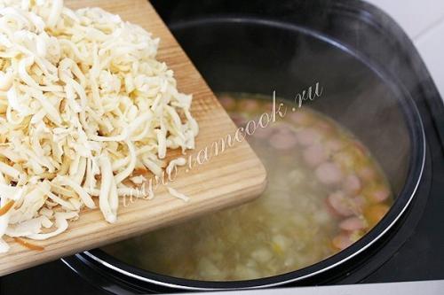 Сырный суп в мультиварке. 07 Сырный суп в мультиварке. 07