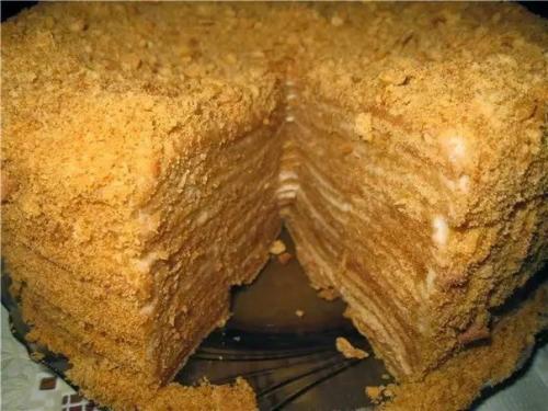 Медовик со сливочным кремом. 09