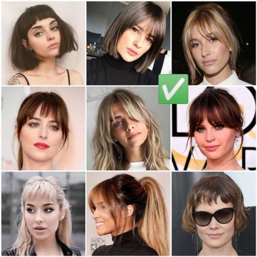 Модные чёлки 2020. 07