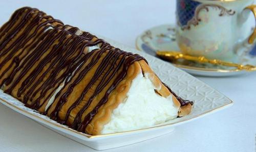 Десерт без выпечки Творожный Домик. Десерт без выпечки Творожный Домик.