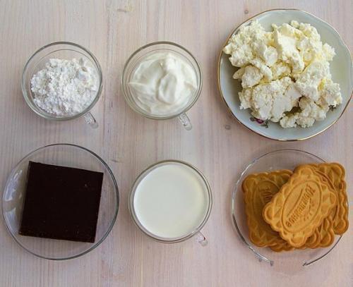 Десерт без выпечки Творожный Домик. 01 Десерт без выпечки Творожный Домик. 01