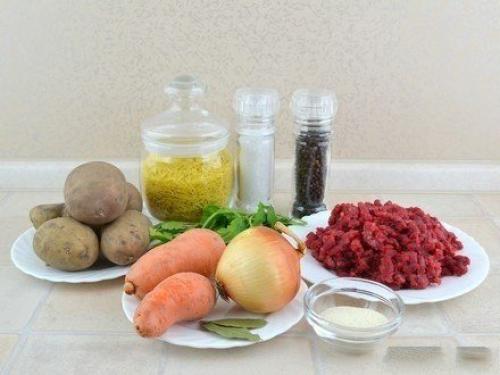 Бабушкин суп с фрикадельками. 01