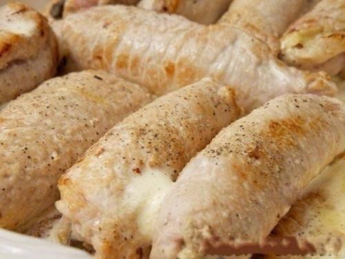 Рулетики мясные к праздничному столу.