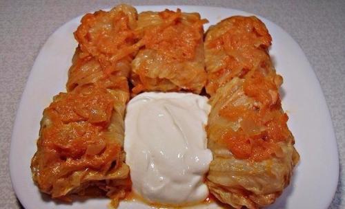 Голубцы из пекинской капусты. Голубцы из пекинской капусты.