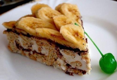 Сметанный торт из крекера.