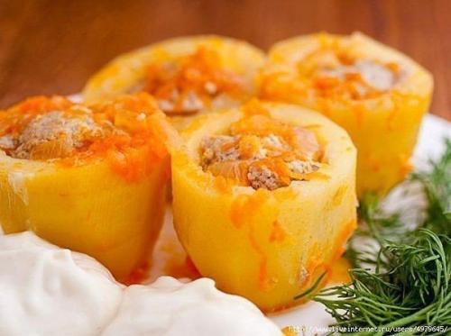 Потрясающая фаршированная картошечка. 03 Потрясающая фаршированная картошечка. 03