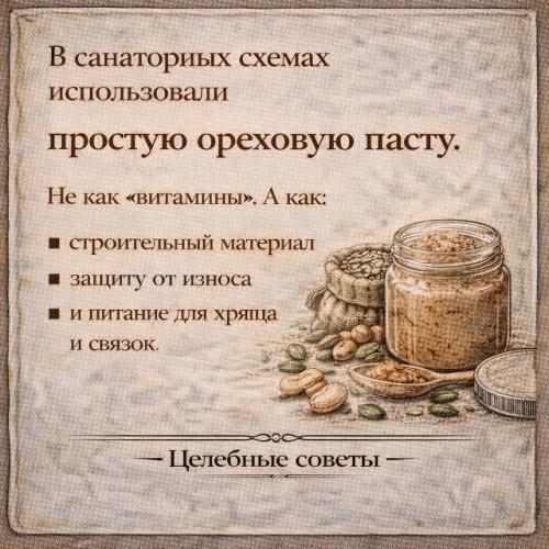 Ореховая паста, которой в санаториях Кормили Суставы после травм. 04