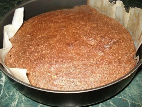 Торт Крот.   Он же Норка Крота или бананы в снегу. 03