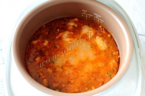 Суп Харчо в мультиварке. 07