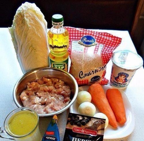 Голубцы из пекинской капусты. 01 Голубцы из пекинской капусты. 01