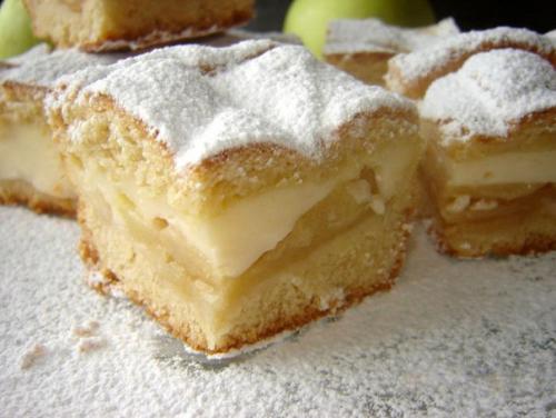Яблочный пирог с заварным кремом. 02