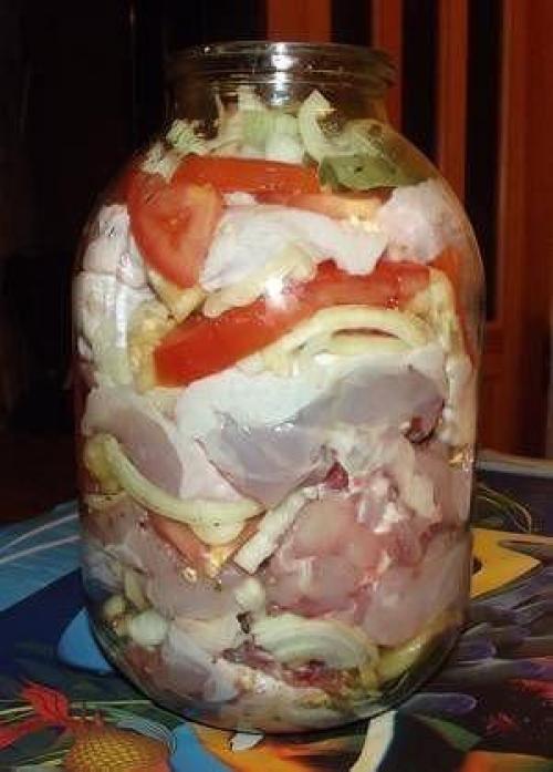 Курица в банке. 01 Курица в банке. 01