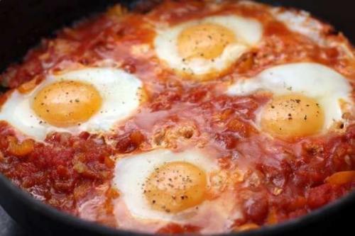 Шакшука. Интересное блюдо из яиц с овощами, популярное в израиле и соседних странах. 05 Шакшука. Интересное блюдо из яиц с овощами, популярное в израиле и соседних странах. 05