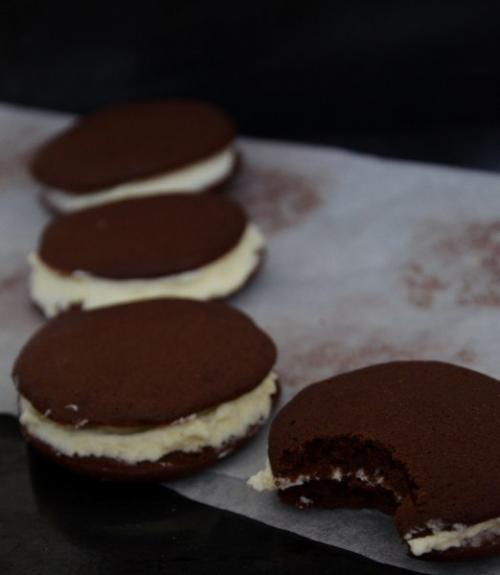 Шоколадные Whoopie со сливками. 01 Шоколадные Whoopie со сливками. 01