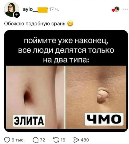 В соцсетях завирусилась новая шуточная типология человечества: пользователей принялись строго делить по анатомическим особенностям. 01