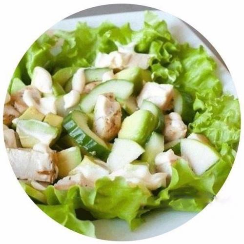 6 вариантов фитнес - салатов с куриной грудкой. 01