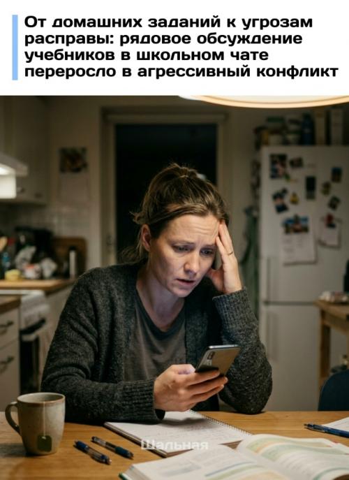 Родительский чат пятого класса стал местом жесткого виртуального конфликта из-за обсуждения школьных учебных пособий.  