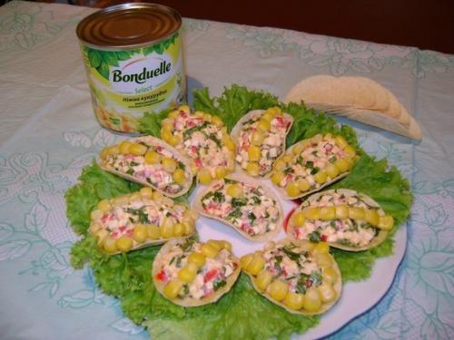 Закуска на чипсах: 7 вариантов оригинальной начинки. 05 Закуска на чипсах: 7 вариантов оригинальной начинки. 05