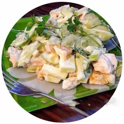 6 вариантов фитнес - салатов с куриной грудкой. 04