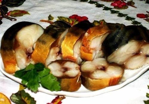 Скумбрия за З минуты.

