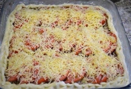 Открытый мясной пирог. 05