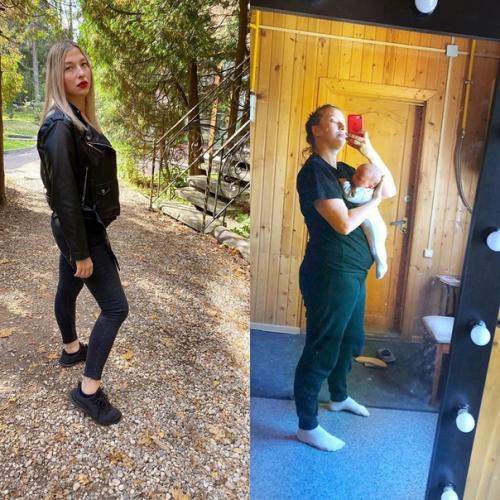 Девушка Александра после беременности скинула 17 кг! 03