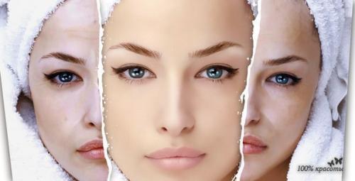 Маски для лица на основе желатина.

