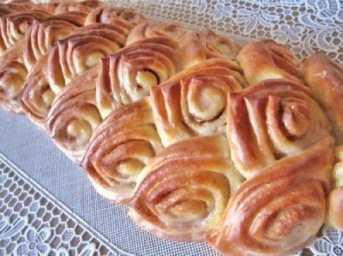 Рулет - плетёнка. Тесто: 08 Рулет - плетёнка. Тесто: 08
