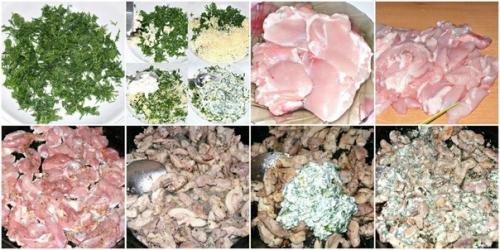 Куриное Филе с чесноком и сыром. 01 Куриное Филе с чесноком и сыром. 01