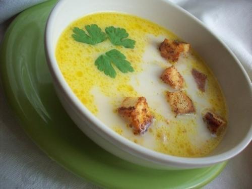 Суп из плавленных сырков.