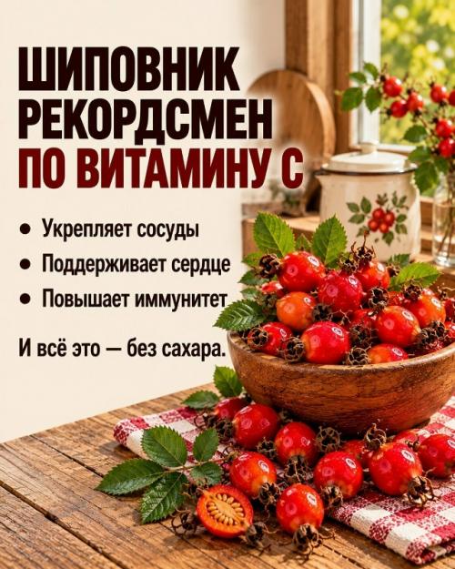 В Ссср не знали слова Суперфуд, зато в каждом доме был шиповник! 01