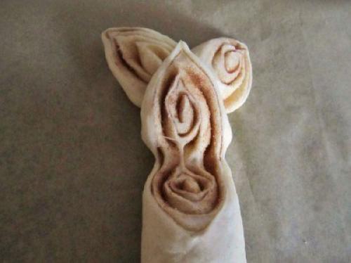 Рулет - плетёнка. Тесто: 04 Рулет - плетёнка. Тесто: 04