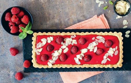 Тарт с малиновым кремом. Тарт с малиновым кремом.