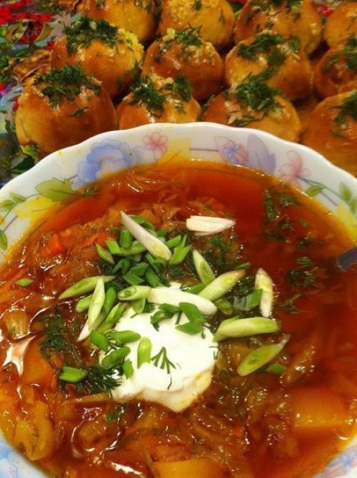 Вкуснейшие пампушки к украинскому борщу. 05