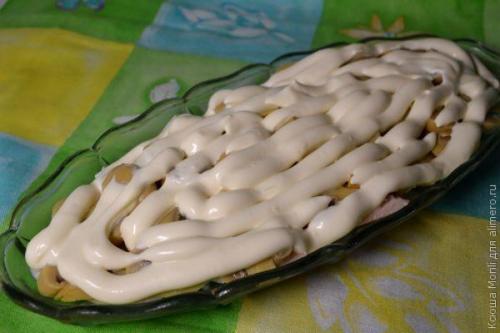 Салат с грибами и сыром Искушение. 05 Салат с грибами и сыром Искушение. 05