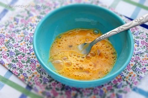 Салат с курицей и яичными блинчиками. 01 Салат с курицей и яичными блинчиками. 01