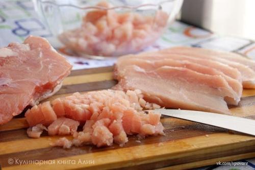 Куриные шарики в сырно - сливочном соусе. 01 Куриные шарики в сырно - сливочном соусе. 01