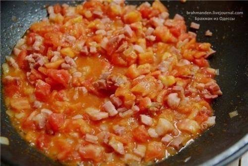 Паста аматричиана.  Ингредиенты: 07