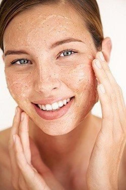 Натуральный скраб для лица. Натуральный скраб для лица.