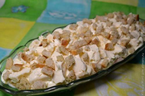 Салат с грибами и сыром Искушение. 07 Салат с грибами и сыром Искушение. 07