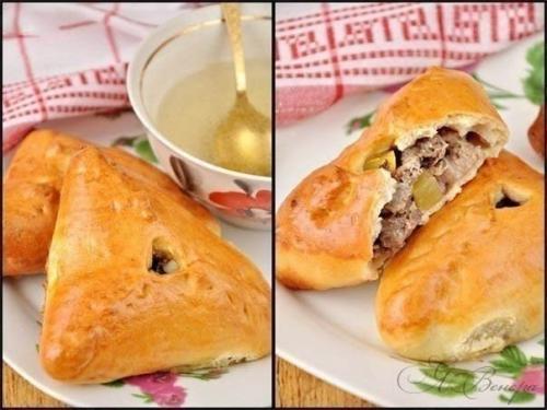 Как приготовить эчпочмак (треугольные пироги с картошкой и мясом). Как приготовить эчпочмак (треугольные пироги с картошкой и мясом).