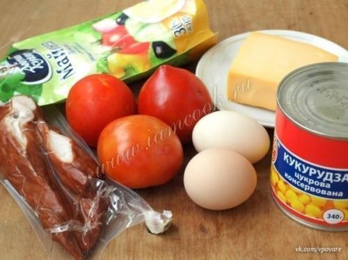 Салат Восторг.  Ингредиенты: 01 Салат Восторг.  Ингредиенты: 01