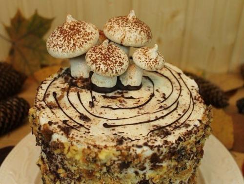 Сметанный торт Трухлявый Пень.