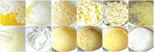 Очень вкусный, нежный яблочный пирог с безе. 01 Очень вкусный, нежный яблочный пирог с безе. 01