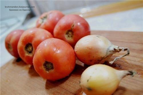 Паста аматричиана.  Ингредиенты: 01