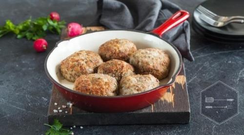 Котлeты с зеленью.