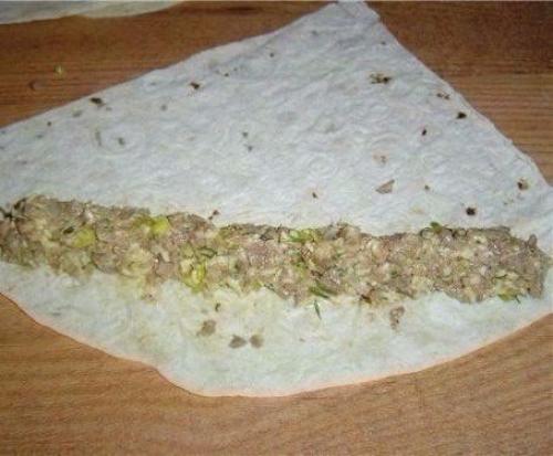 Горячая закуска из лаваша. 02 Горячая закуска из лаваша. 02