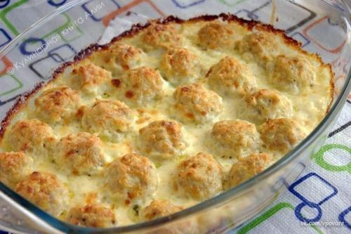 Куриные шарики в сырно - сливочном соусе. 08 Куриные шарики в сырно - сливочном соусе. 08