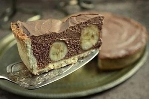 Вкуснейший торт с бананами и шоколадным муссом. 07